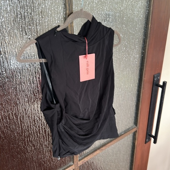 Cult Gaia Christian Black Sleeveless Top size Medium NWT - Picture 6 of 10